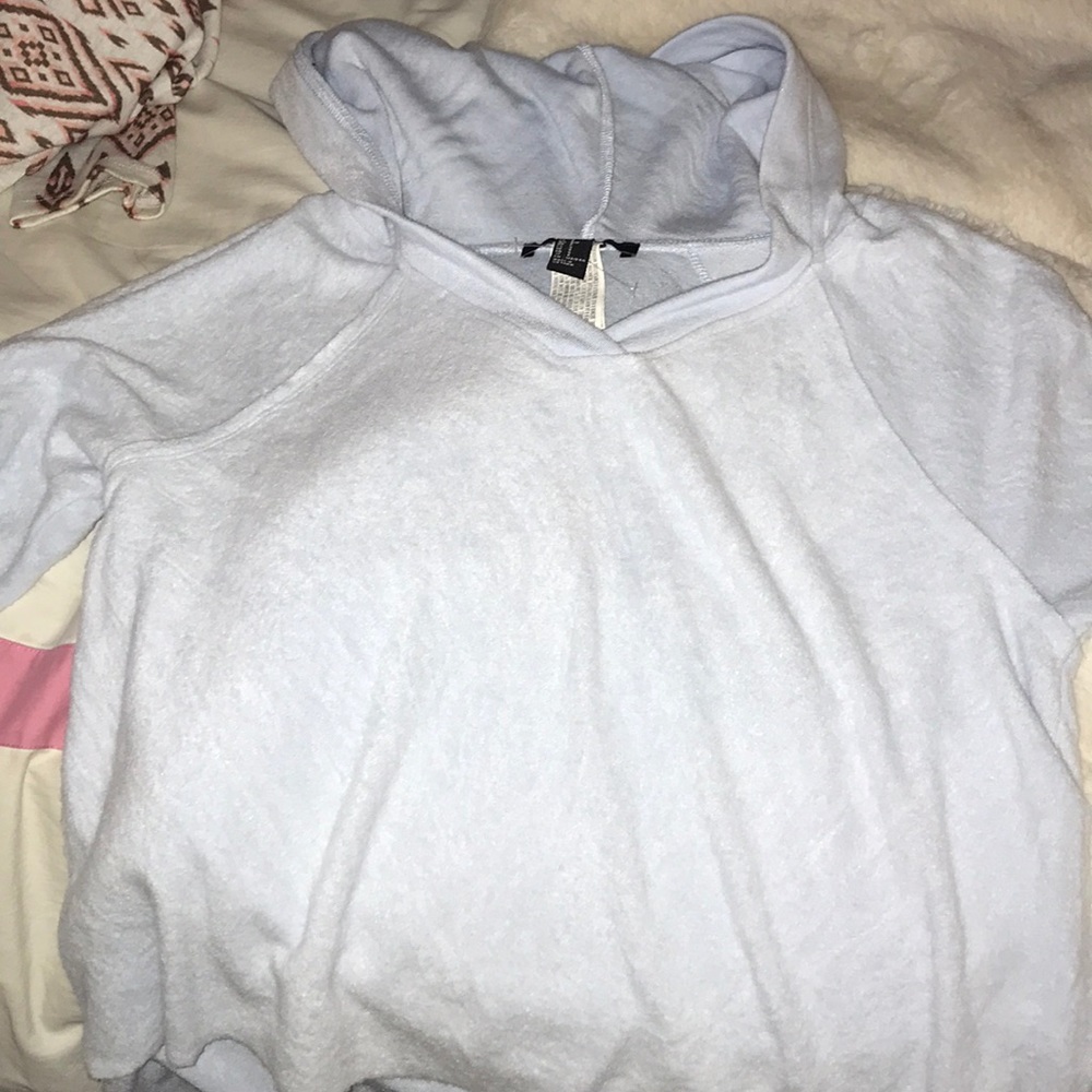 blue forever 21 sweatshirt!